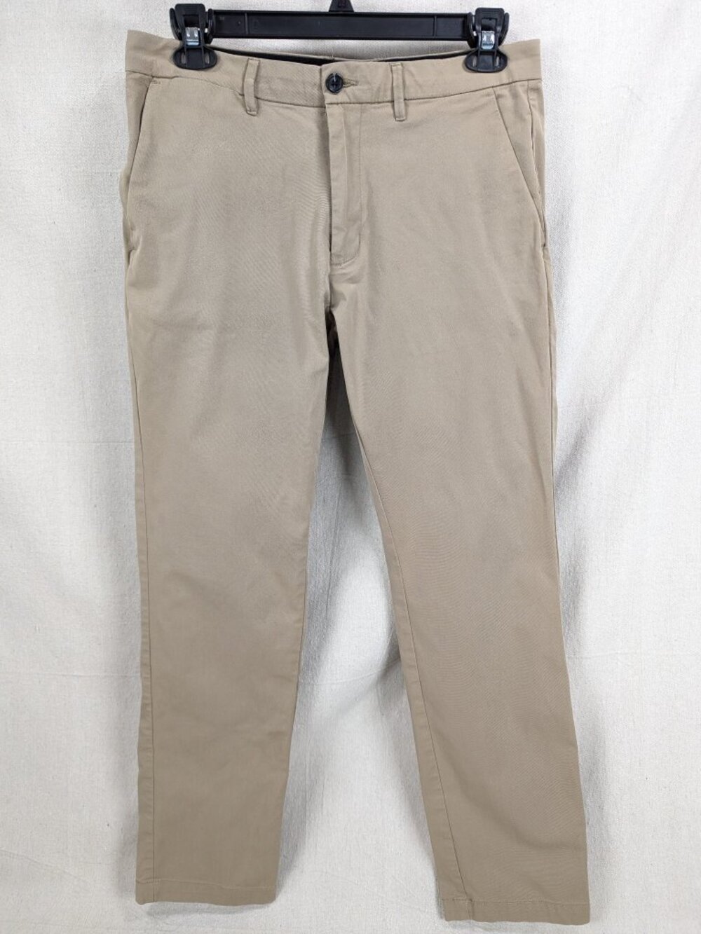 Goodfellow & Co. Hennepin Tech Chino Pants Men Size 33x32 Tan Athletic Fit St...